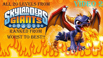 ALL 20 Levels From Skylanders Giants RANKED From Worst To Best!!