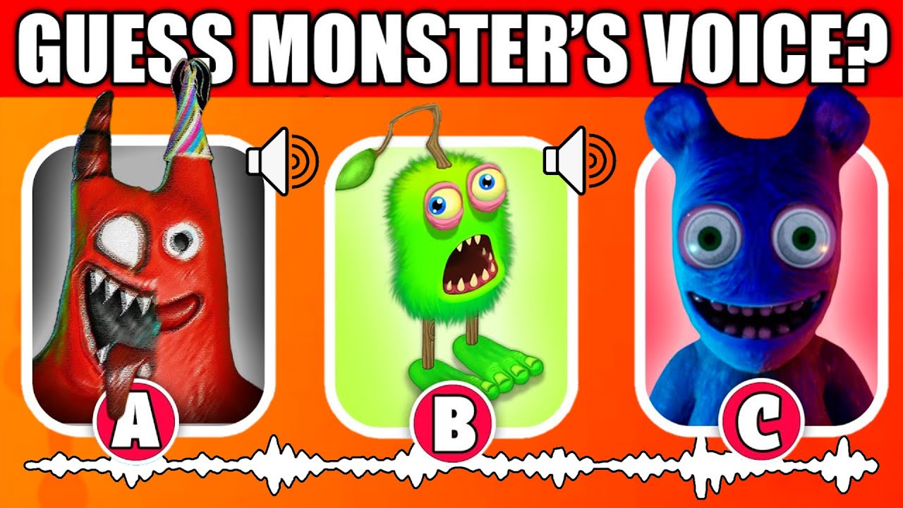 Guess the MONSTER'S VOICE ROBLOX DOORS & GARTEN OF BANBAN 2 Figure