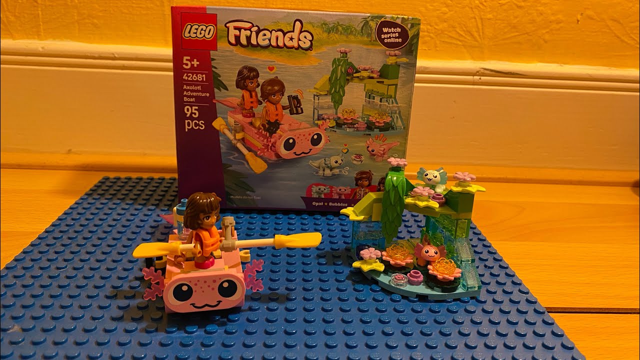 Lego Axolotl boot avontuur  