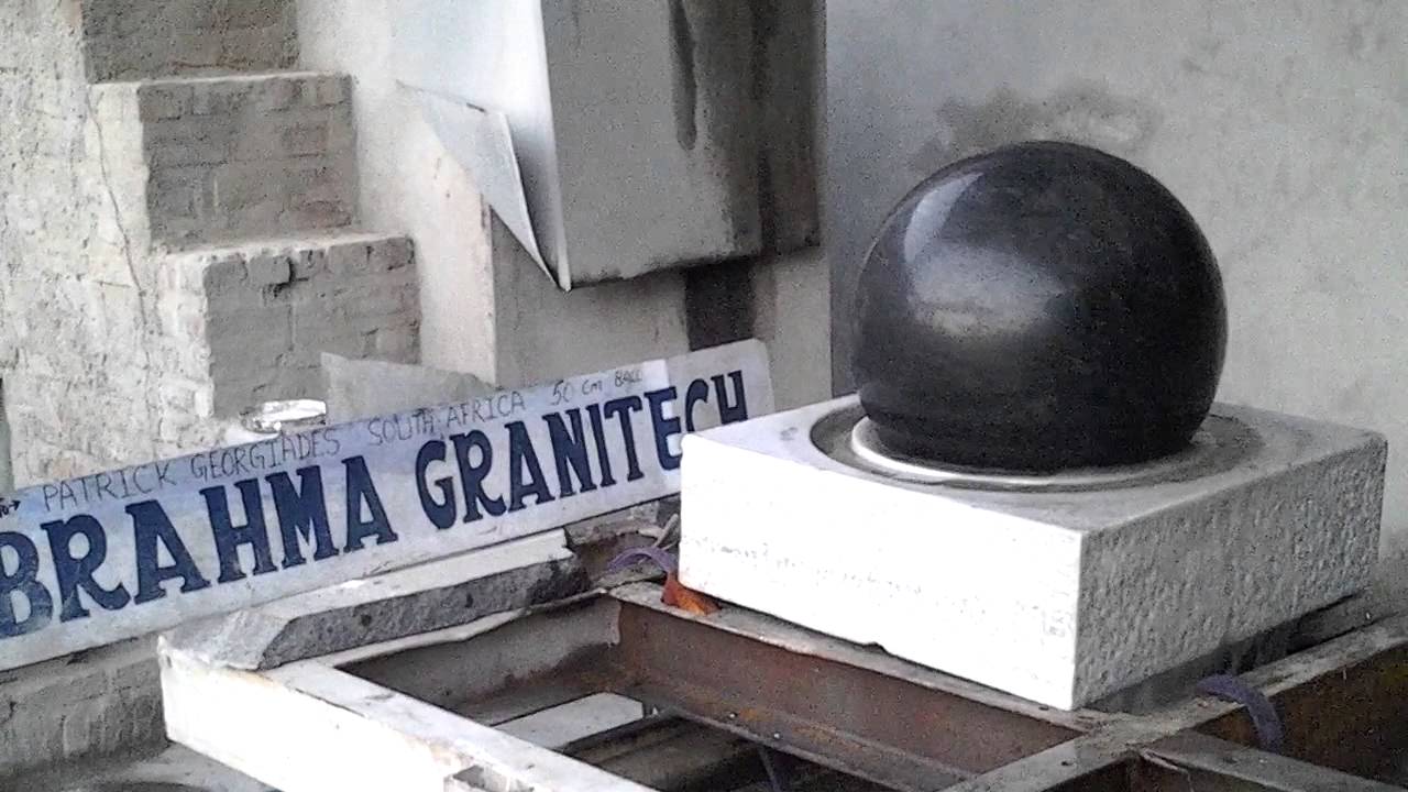 Floating Granite Ball Fountain