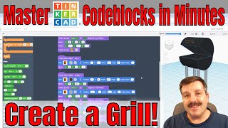 Create a Grill with Tinkercad Codeblocks on Minutes