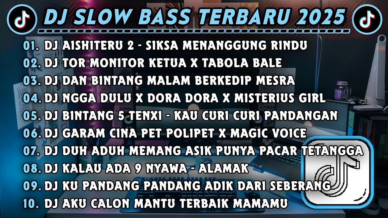 DJ SLOWBASS TERBARU 2025 || DJ AISHITERU 2 - SIKSA MENANGGUNG RINDU || DJ TOR MONITOR KETUA VIRAL 