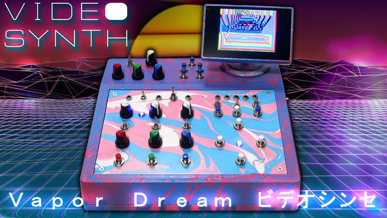 Vapor Dream Video Synthesizer // Model No. GVS009 // Gleix devices