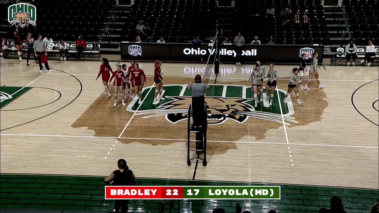 Bobcat Invitational Bradley vs Loyola (MD) Volleyball YouTube