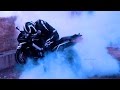 Мой первый бернаут на HONDA VFR 800/My first burnout on a HONDA VFR 800