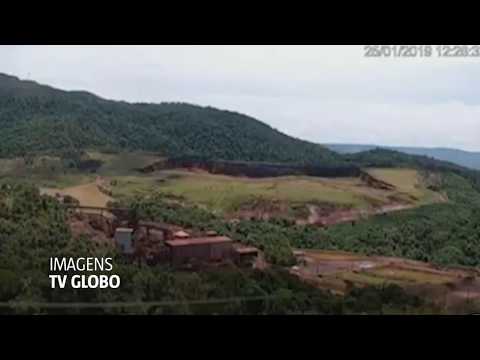 Vídeos mostram instante do rompimento de barragem em Brumadinho