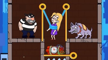 Home Pin - How To Loot - Pull The Pin - IOS Android Gameplay Walkthrough - Levels (28 to 38) Part #1