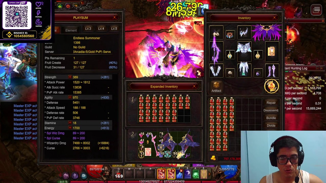 MU ONLINE WEBZEN - PLAYSUM RUSH 1400 - UPGRADE WEAPON - RARE TICKET ...