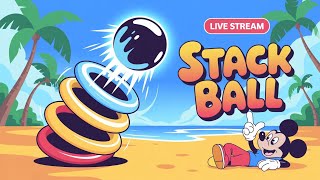 Stack Ball Live 🔴 Gameplay | High Score & Crazy Levels Challenge 🎮