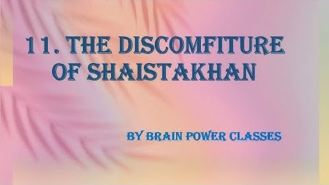 Class 4 // EVS Part 2 // Chapter 11. The Discomfiture Of Shaistakhan// Question answers.