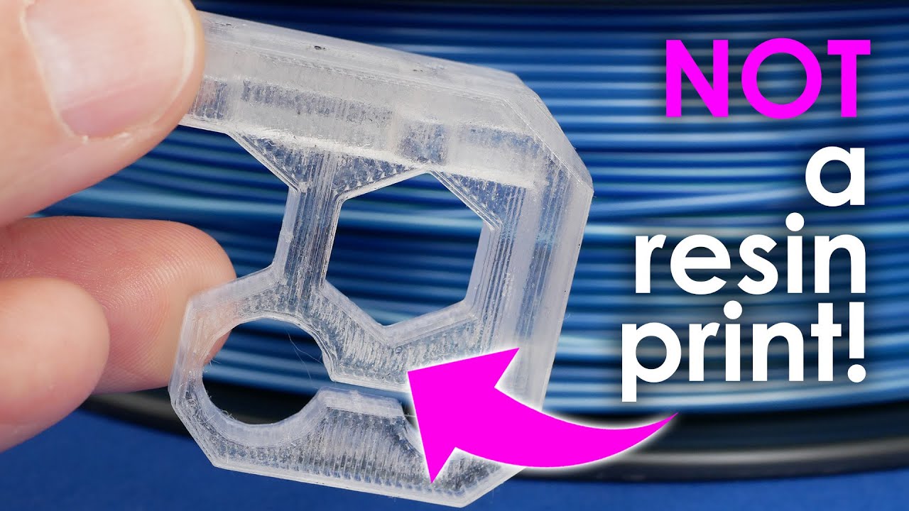 overraskende nikotin undertrykkeren Transparent FDM 3D Prints are Clearly Stronger! - YouTube