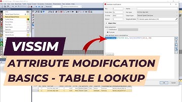 Vissim Tutorial - Attribute Modification - Table Lookup