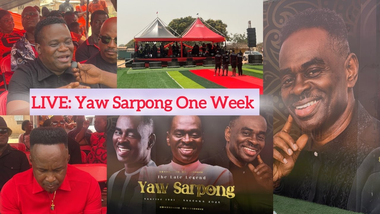 Yaw Sarpong's One Week Celebration Live;More Celebrities & Billions aof Donations