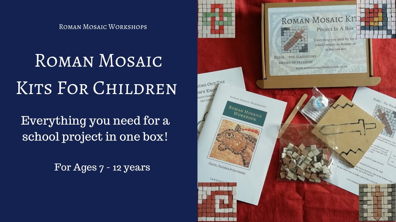 Roman Mosaic Kits For Children YouTube