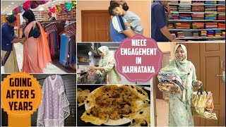 Going for niece engagement in karnataka / Family wedding shopping / parda pulao / Zulfia's Recipes