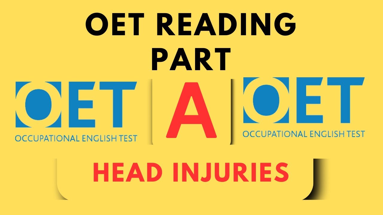 OET Reading Part A Mock Test: Head Injuries Practice Questions with Expert Answers!
