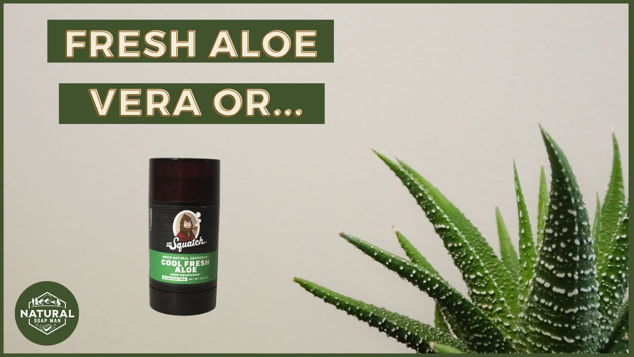 Dr Squatch's Cool Fresh Aloe Natural Deodorant Review 