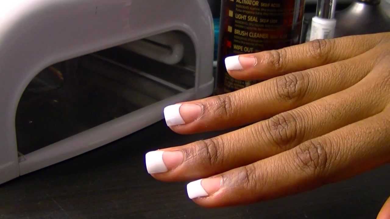 Uv Gel Nail Tutorials (Do Your Nails At home) - YouTube