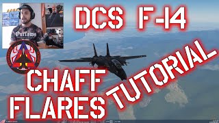 DCS F14 RIO - CHAFF & FLARES SET UP ENGLISH TUTORIAL