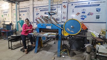 Notebook Making Machine ASV Engineering Nangloi Delhi