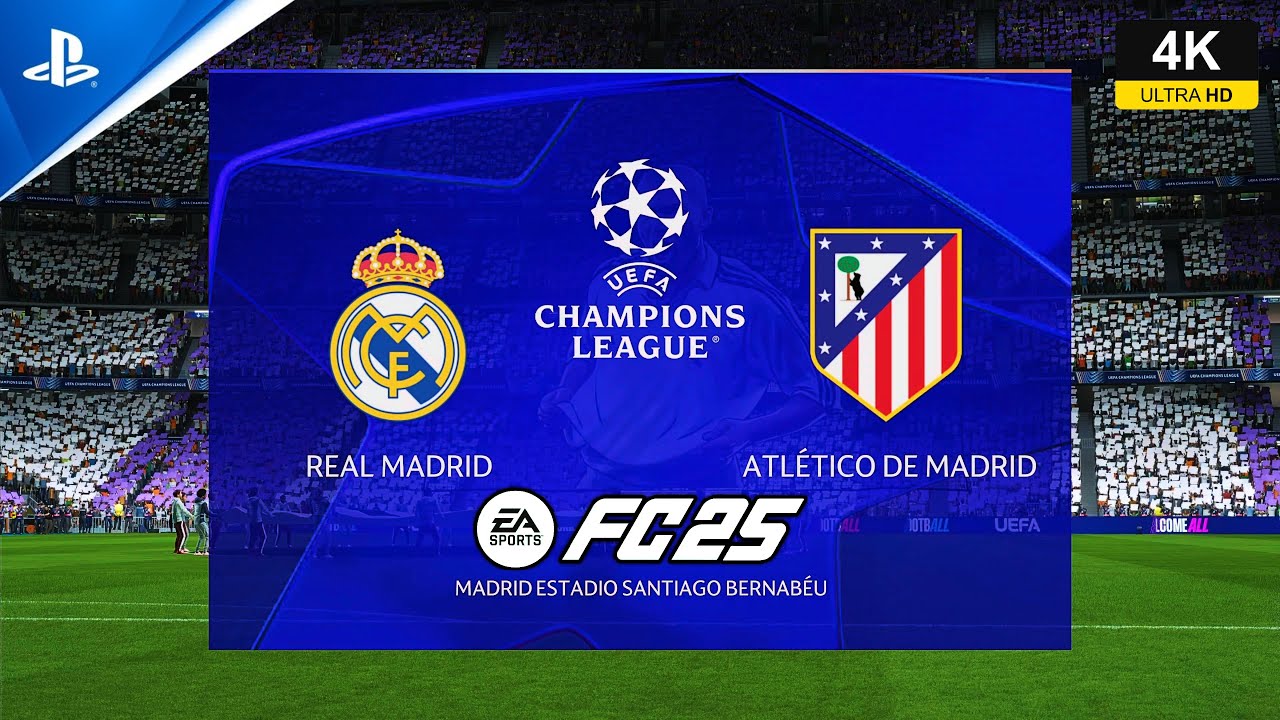 FC 25 - Real Madrid vs Atletico de Madrid - UCL - gameplay ps5 4K ...