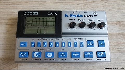 BOSS DR-110 "Dr. Rhythm" Analog Drum Machine (1983)