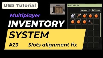 Inventory slots alignment fix (#23) | Multiplayer Inventory System - Unreal Engine 5