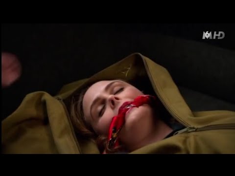 Emily Deschanel Gagged and Bagged