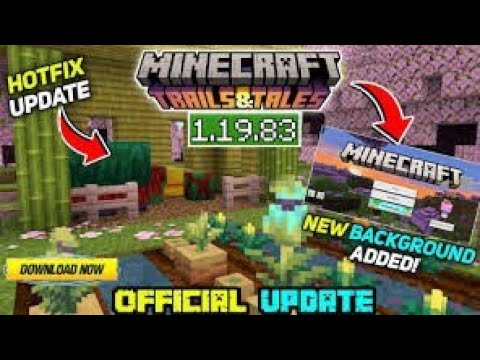 Download Minecraft PE 1.19.83 apk free: Trails and Tales