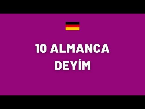 10 ALMANCA DEYİM | ALMANCA DEYİMLER