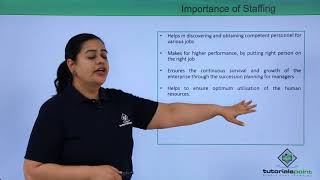 Class 12th – Importance of Staffing | Business Studies | Tutorials Point