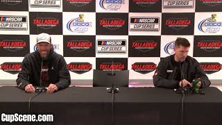 NASCAR at Talladega April 2024: Billy Scott, Denny Hamlin post race