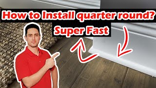 How to install Quarter Round / Baseboard trim