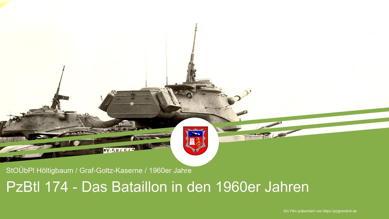 PzBtl 174 - Das Bataillon in den 1960er Jahren