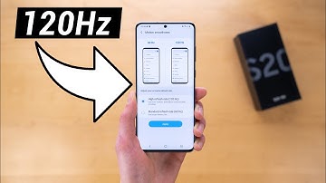 How To Enable 120 Hz on Galaxy S20 - Make It Faster!
