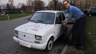 Just A Car Guy: a birthday present for Tom Hanks, admirer of Fiats (he  posted several photos of himself with Fiat 126s in Budapest recently) From  the people of Bielsko-Biala Poland who