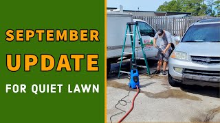 September Update for Quiet Lawn Electric Lawn Service
