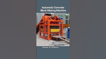 China Middle Sized CHB Concrete Cement Flyash Hollow Block Making Machine #concreteblockmachine