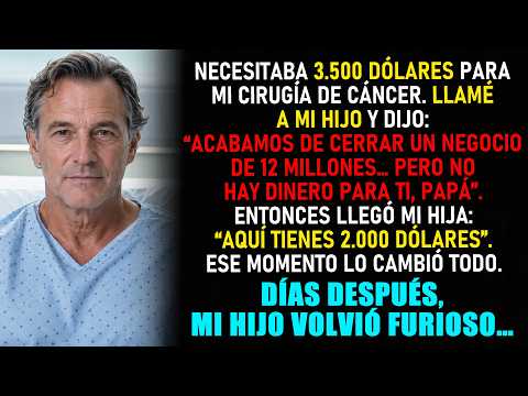 Le Pedí $3.500 a Mi Hijo Rico Para Salvar Mi Vida… Él Dijo Que No