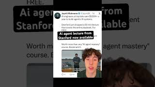 How to build your first ai agent from Stanford #vibecoding #aiagents #aiautomation