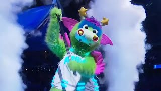 STUFF | Magic's mascot hypes the fans at Playoff Game with crazy Energy!