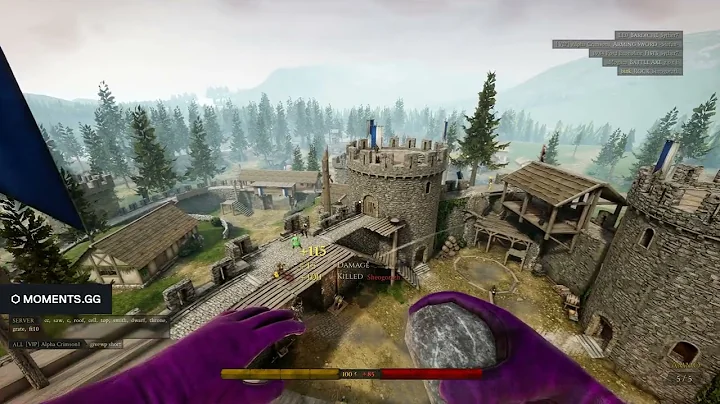 mordhau(ultimate rock throw kill)