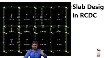 How to Design RCC Slab in RCDC? Section|| Detailed Drawing|| BBS