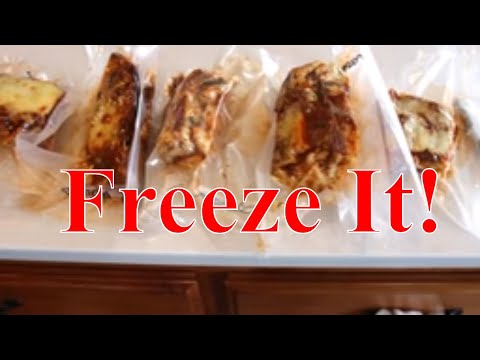 Freezer Banking Lasagna With Linda's Pantry