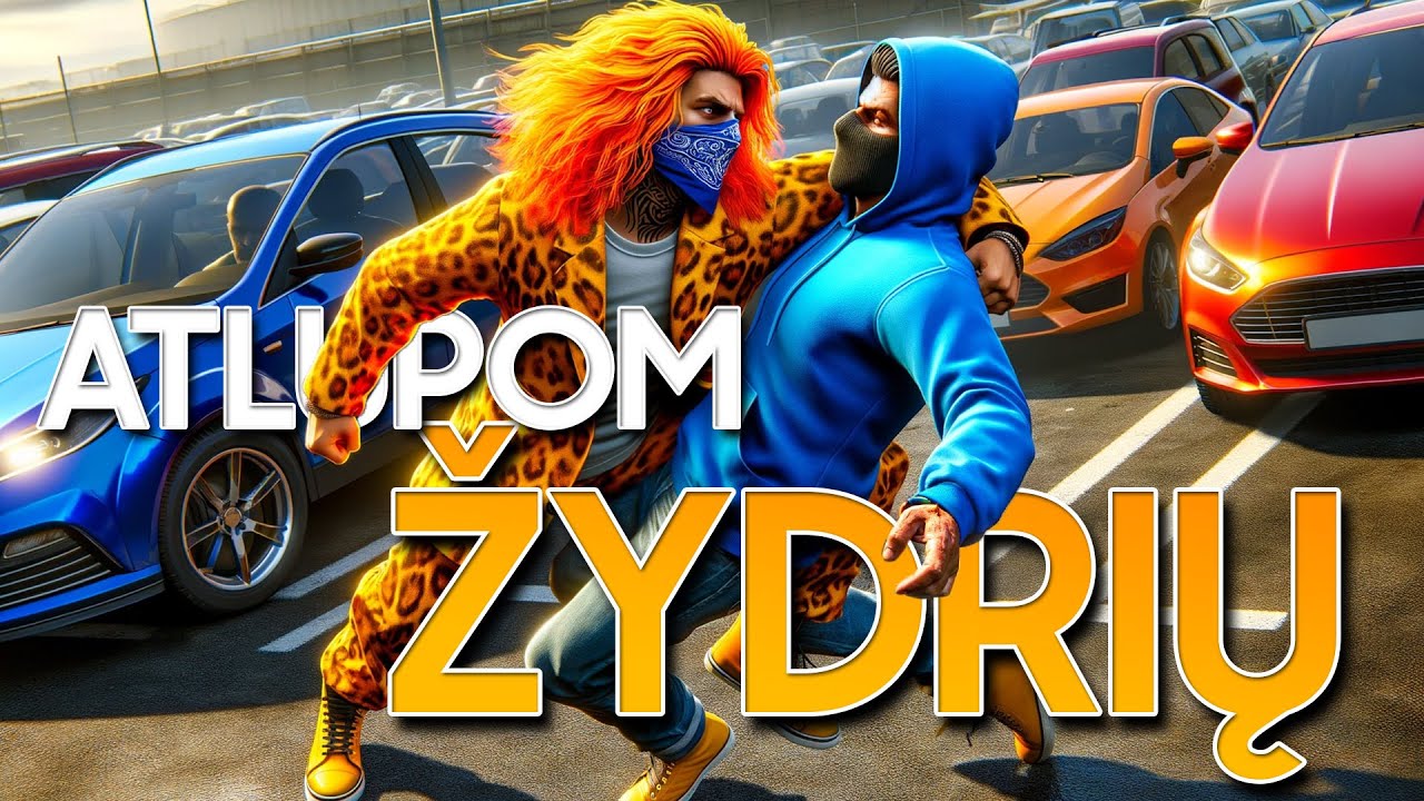 Ejom vienas ant vieno. Ir žydrasis civilis išsigando... Gaila, kad per myžnius...