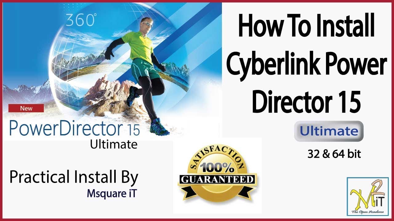 コンピュータ・IT CyberLink PowerDirector 15 Ultimate How to install Cyberlink Powerdirector 15 Ultimate using 4 Step