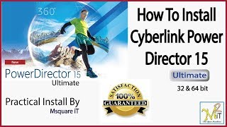 How to install Cyberlink Powerdirector 15 Ultimate using 4 Step , 32 & 64 , Bengali