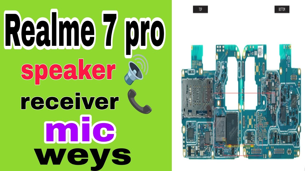 Realme 7 pro speaker mic receiver problem solution// all track - YouTube