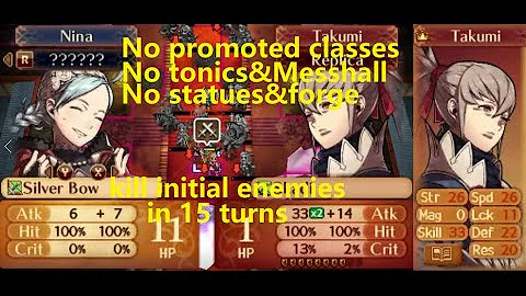 Lunatic Conquest Endgame No promoted Classes&skills,Tonics,MessHall #fireemblem #fireemblemfates