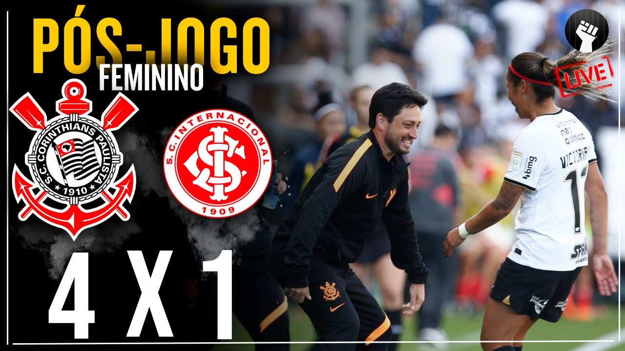 É CAMPEÃO!!! PÓS JOGO Corinthians 4x1 Internacional